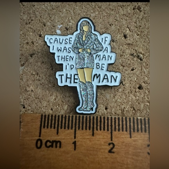 Taylor Swift The Man Pin - Lover album inspired Midnights - Picture 2 of 3